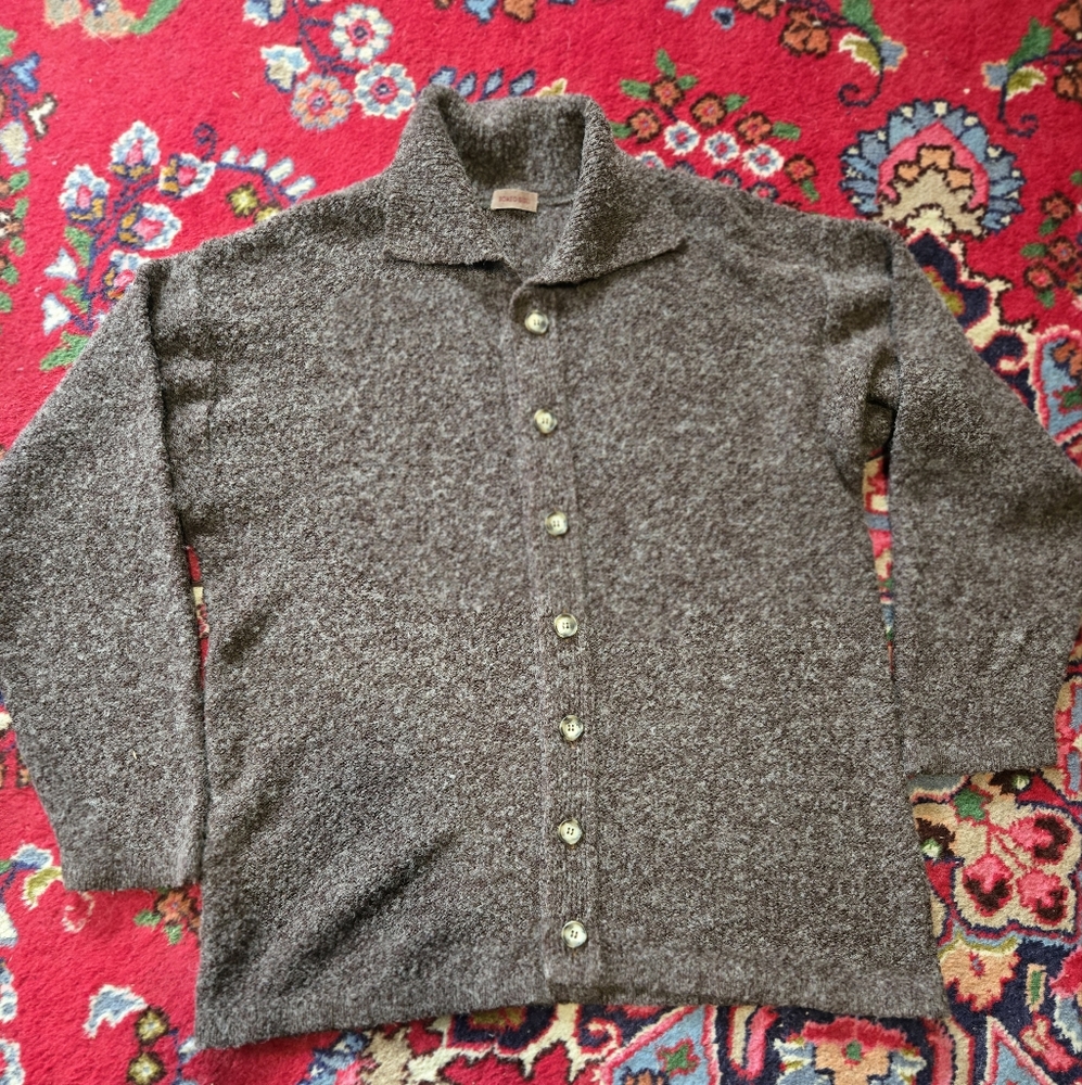 Cozy Brown Cardigan Sweater